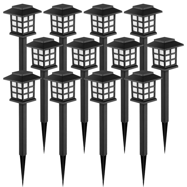 GIGALUMI SOLAR OUTDOOR LIGHTS 12PK