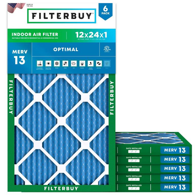 FILTERBUY 6PK MERV 13 FILTER