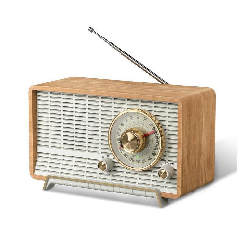 YOWGUIF RETRO WOOD RADIO