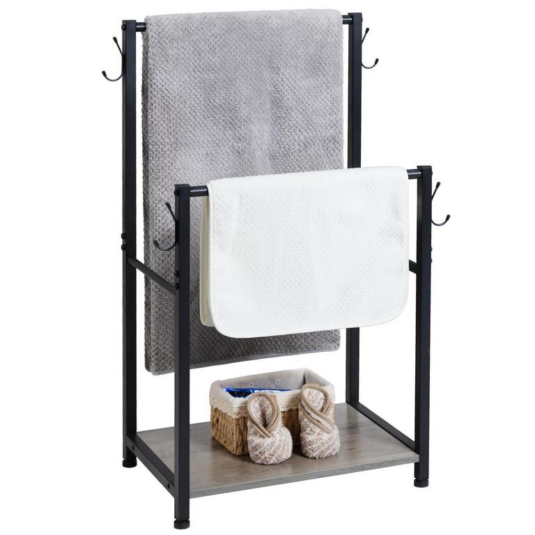 LOAKEKEL 2-TIER TOWEL RACK