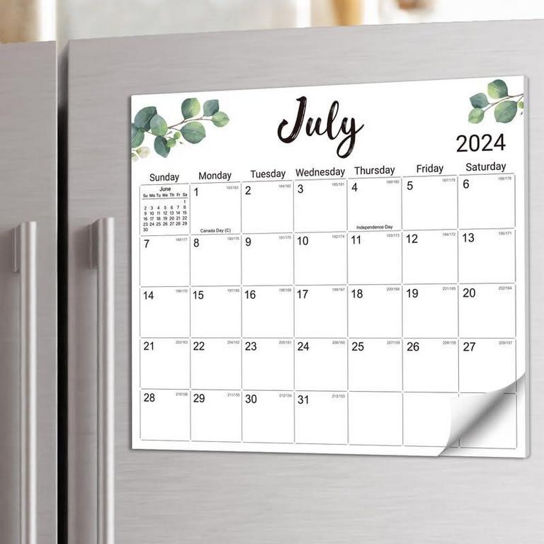 MAGNETIC FRIDGE CALENDAR
