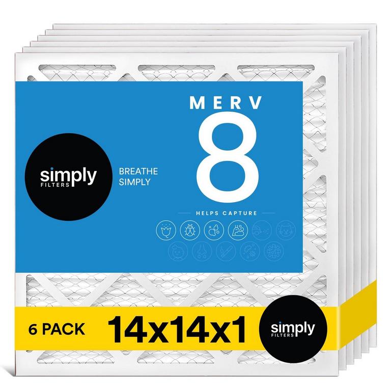 MERV 8 AIR FILTER 6PK