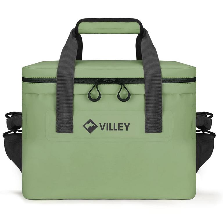 GREEN 30-CAN COOLER BAG 