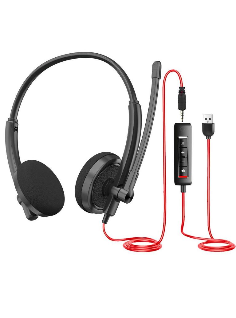 HROEENOI USB WIRED HEADSET