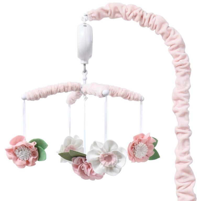 PEANUTSHELL PINK CRIB MOBILE