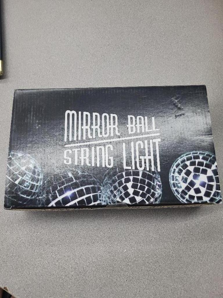 MIRROR BALL STRING LIGHTS