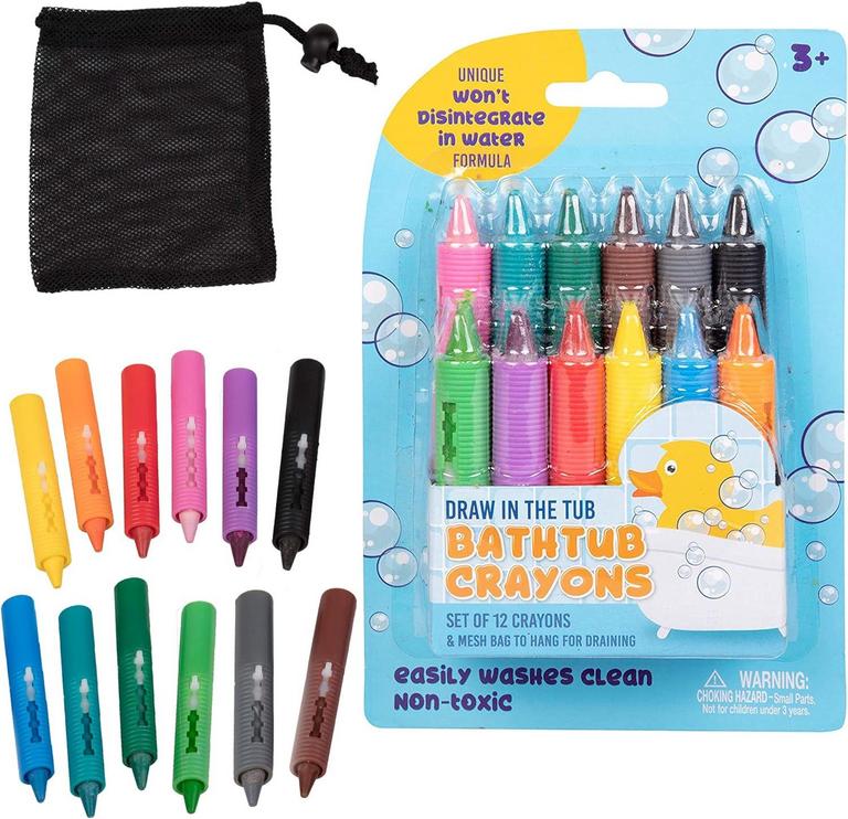 12 BATH CRAYONS 