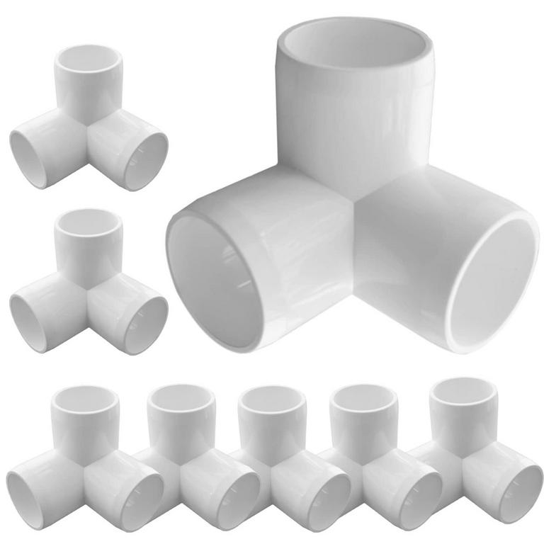 8 PACK 1-1/4 IN PVC FITTINGS
