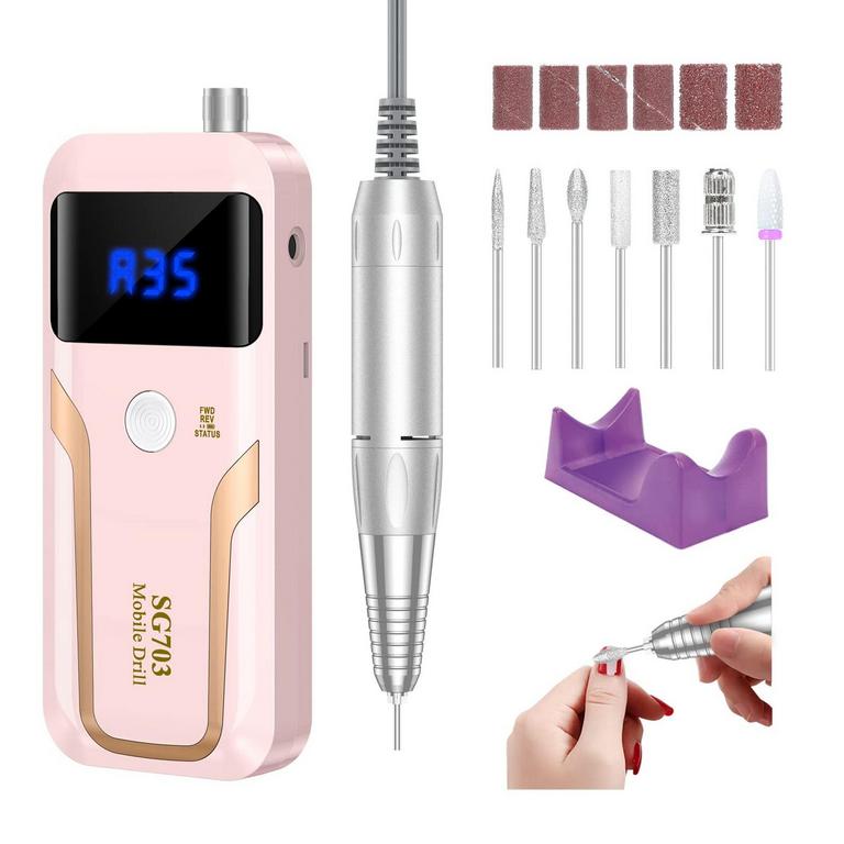 PINK NAIL DRILL KIT