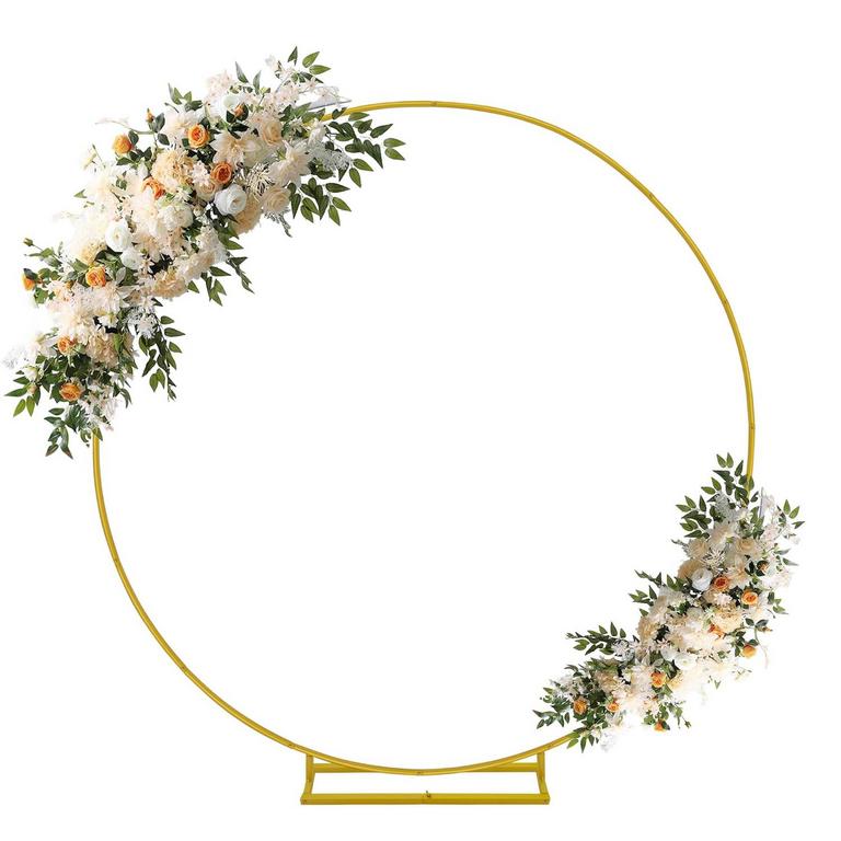 6FT GOLD METAL ARCH
