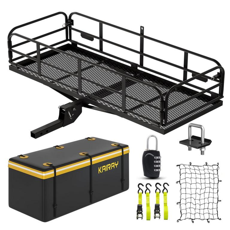 HEAVY DUTY HITCH CARGO BASKET