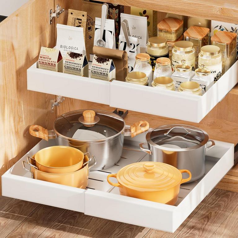 PULL-OUT CABINET ORGANIZER
