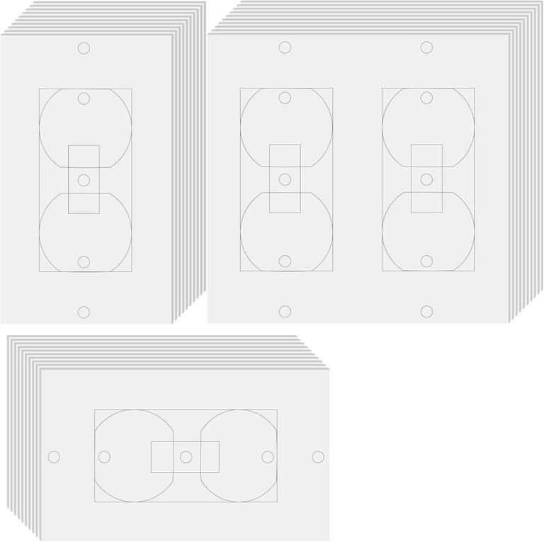 OUTLET INSULATION PADS, 30 PCS