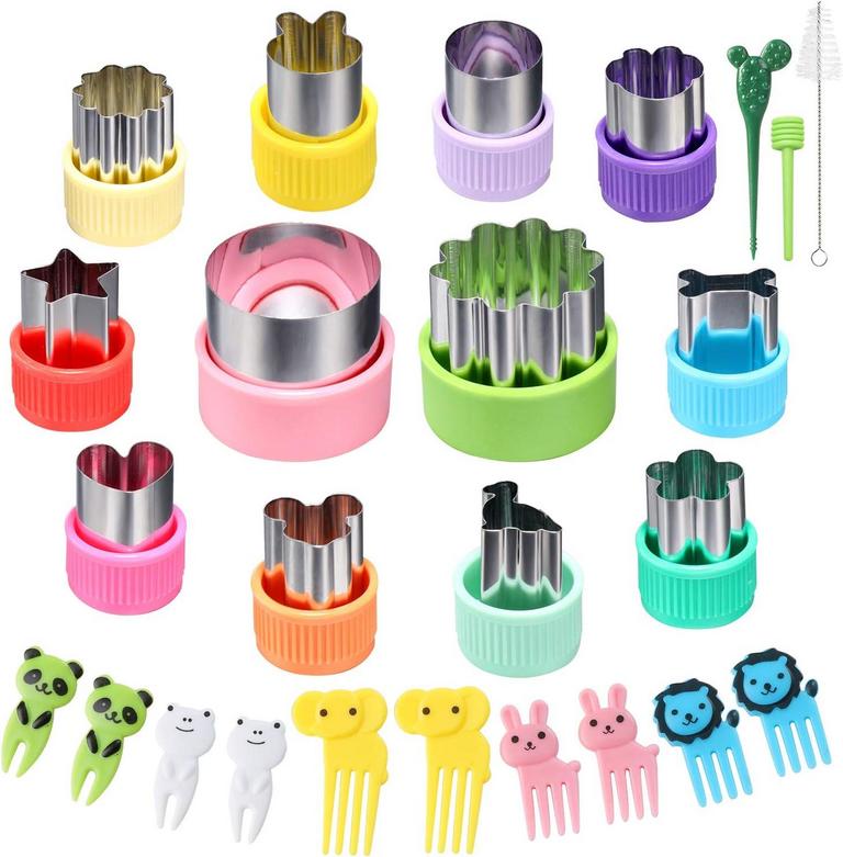 12 PCS MINI COOKIE CUTTERS