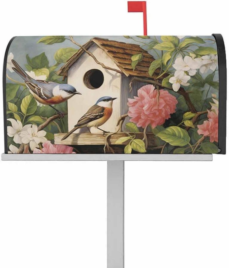 COUNTRYBIRDHOUSE MAILBOX COVER