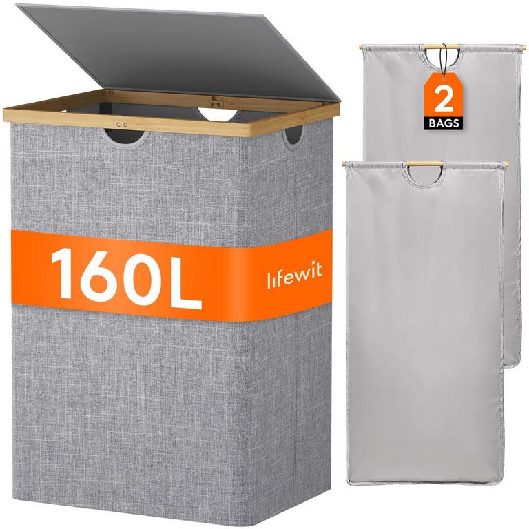 LIFEWIT DOUBLE LAUNDRY HAMPER
