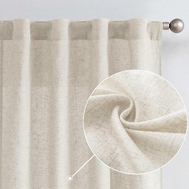 2 JINCHAN 38X90IN CURTAINS