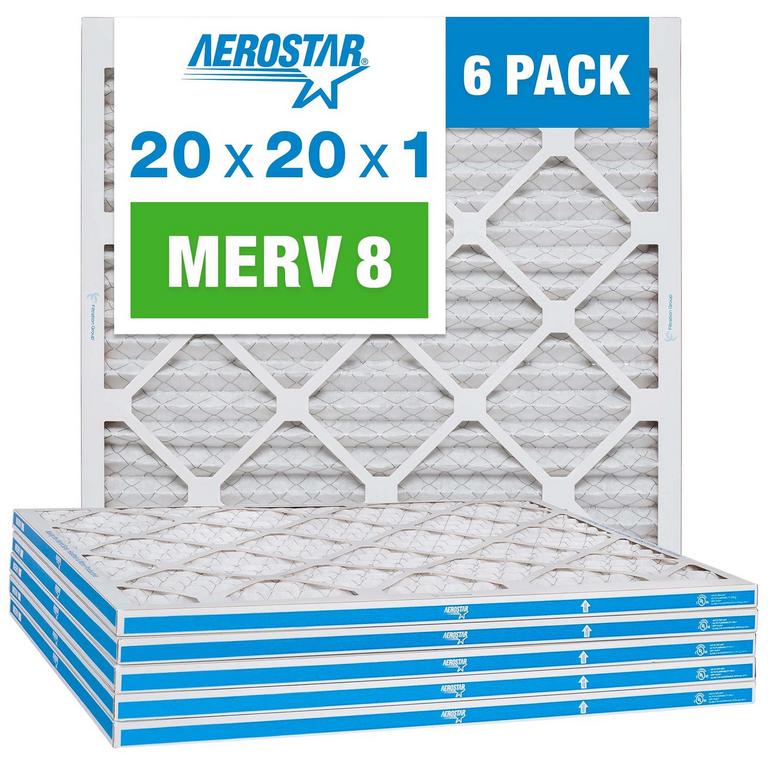 AEROSTAR MERV 8 FILTERS 6PK