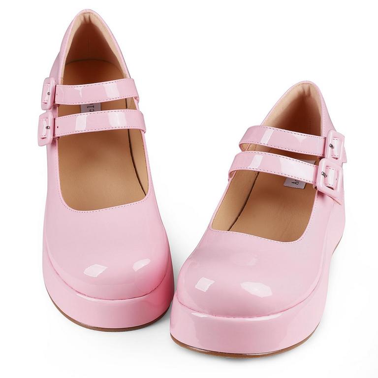 SZ-10 PINK MARY JANE SHOES