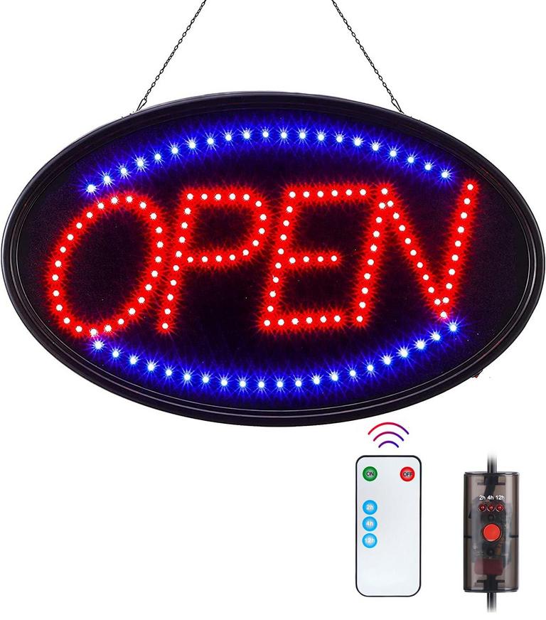 FITNATE LED OPEN SIGN