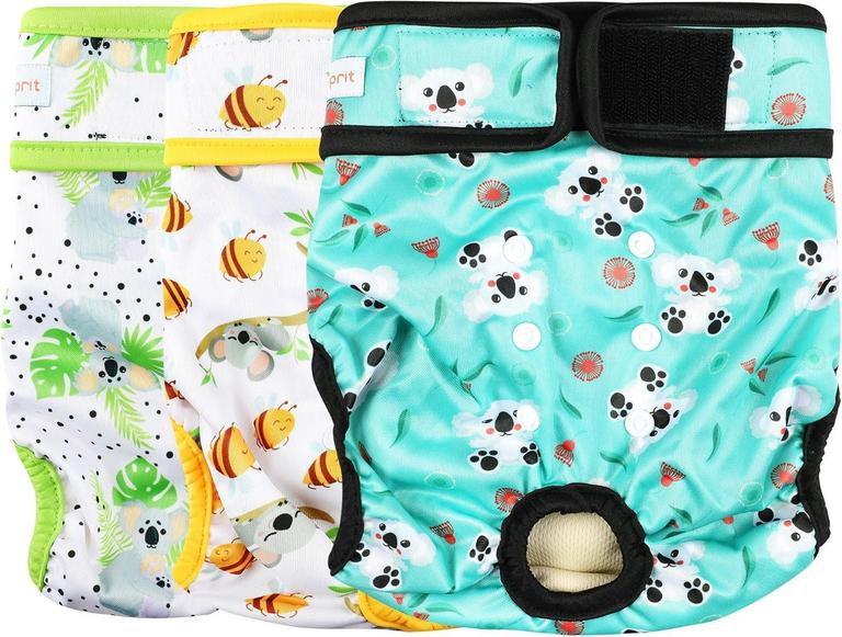 FEMALE DOG DIAPERS (3 PACK)