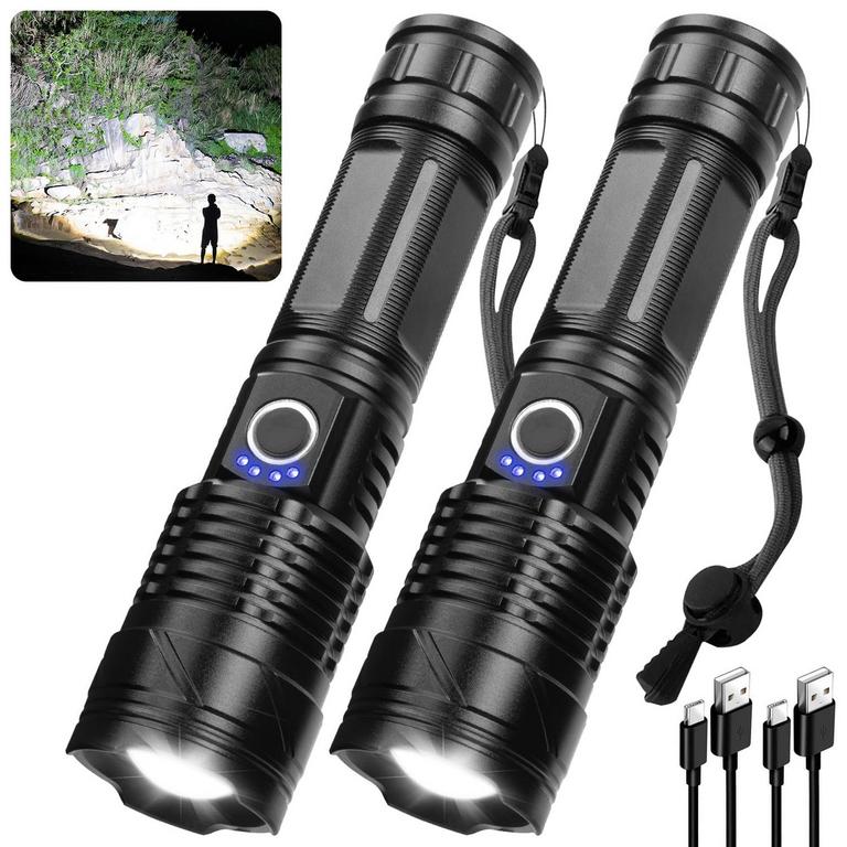 2PK LED TACTICAL FLASHLIGHTS