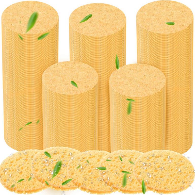 500 COMPRESSED FACIAL SPONGES