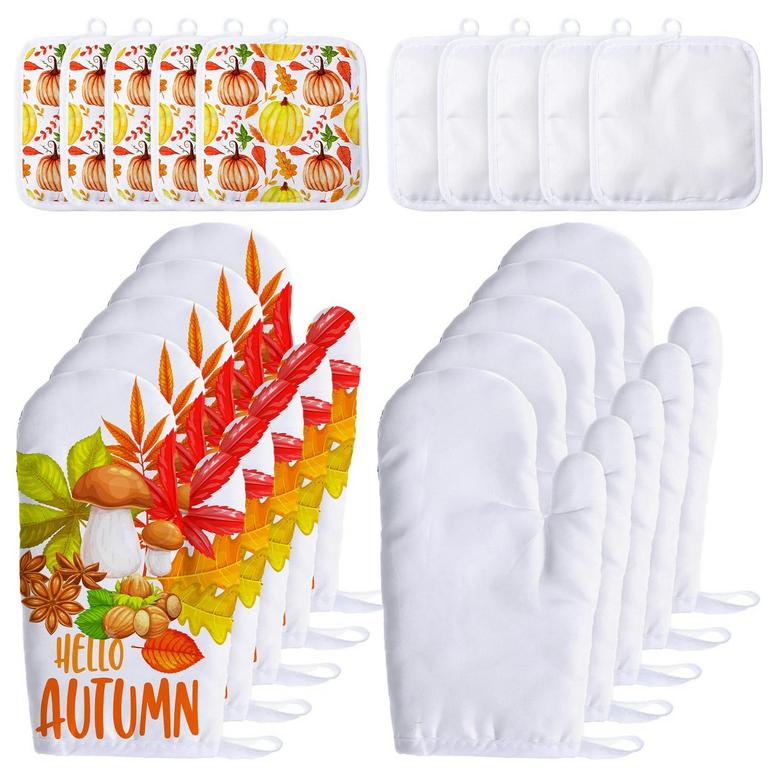SUBLIMATION OVEN MITTS SET