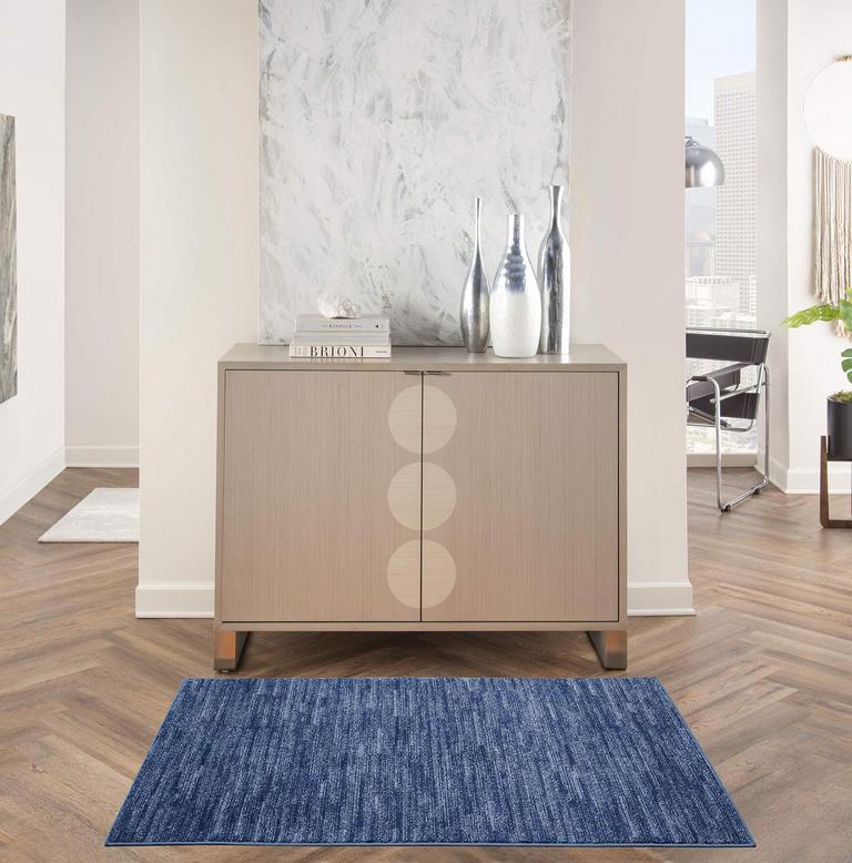 NOURISON 3X5FT NAVY AREA RUG