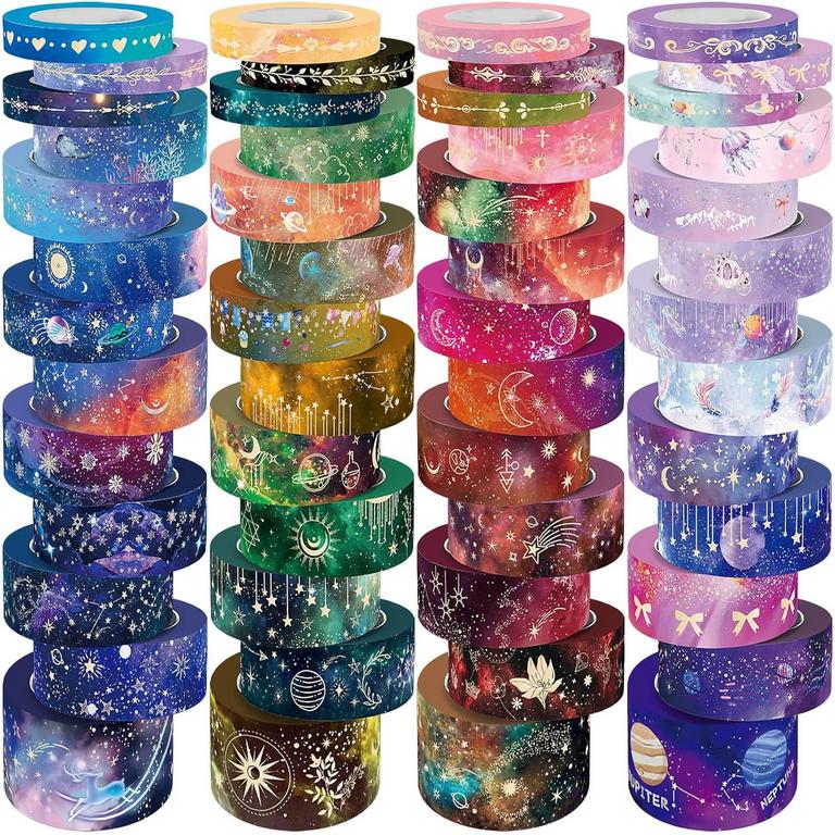 52 ROLLS WASHI TAPE SET