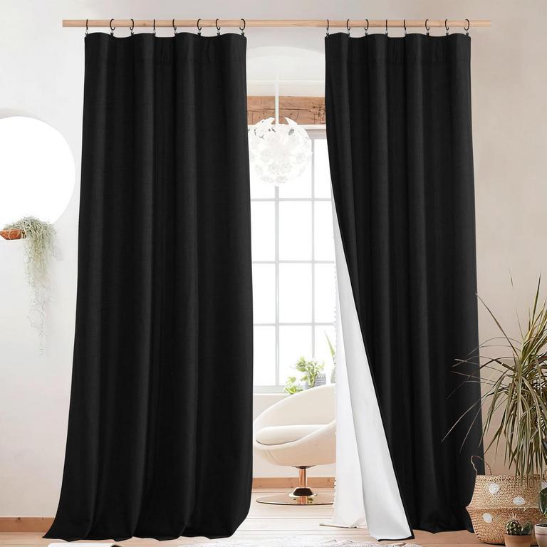 2PK NICETOWN BLACKOUT CURTAINS 52X95IN