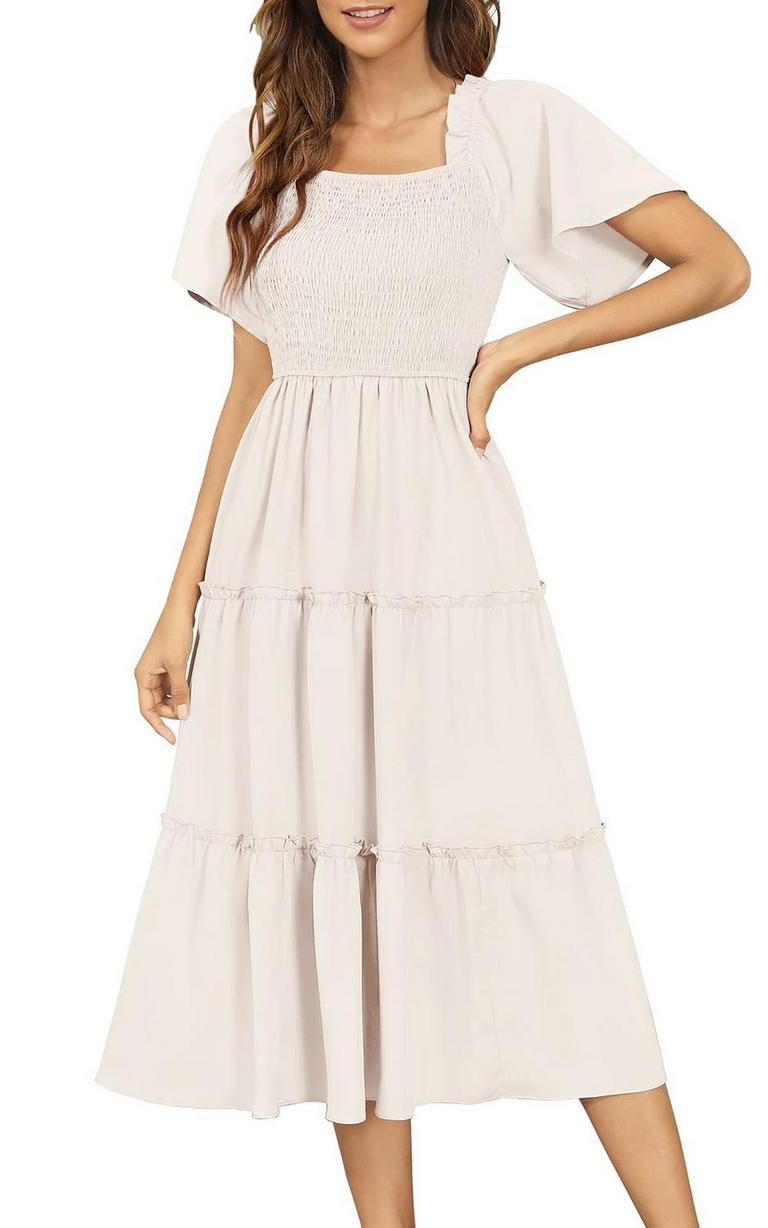 ZATTCAS BOHO MIDI DRESS M
