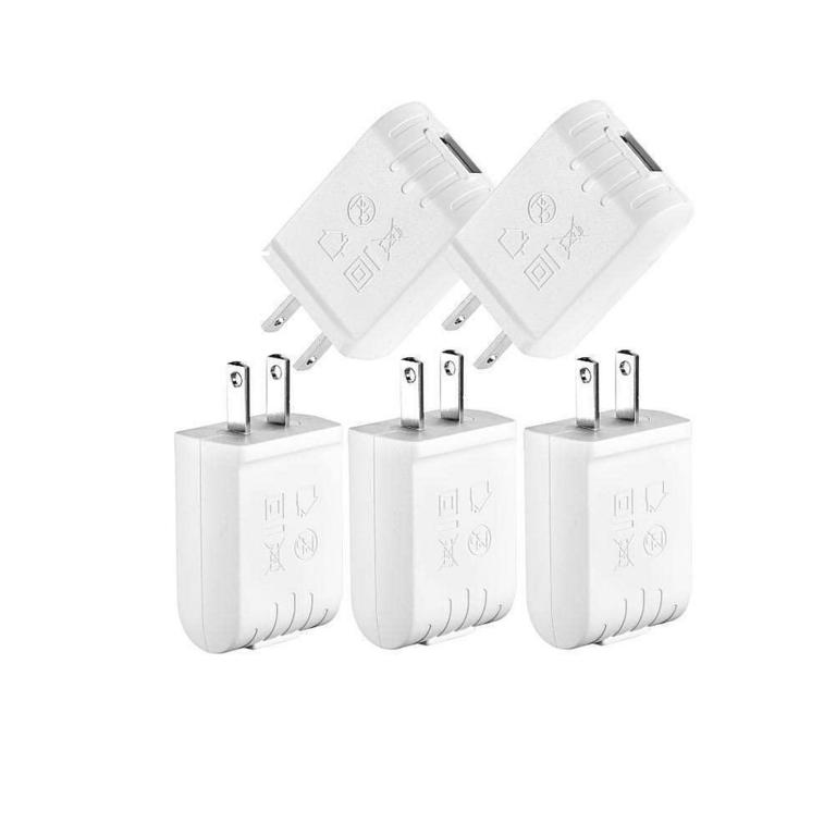 UL CERTIFIED WHITE ADAPTER 5PK