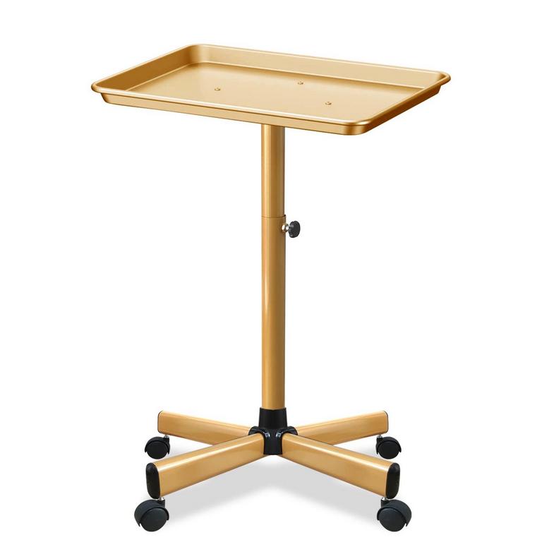 GOLDEN SALON TRAY CART
