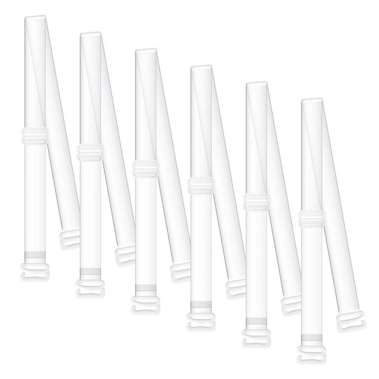 CLEAR BRA STRAP CLIPS 3 PAIRS