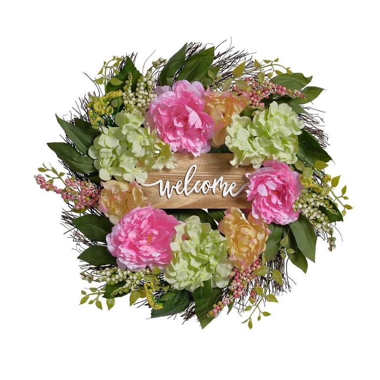 SPRING SUMMER DOOR WREATH 20"