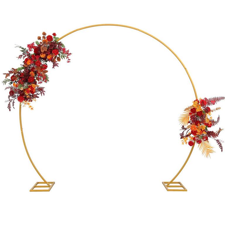 8FT GOLDEN WEDDING ARCH