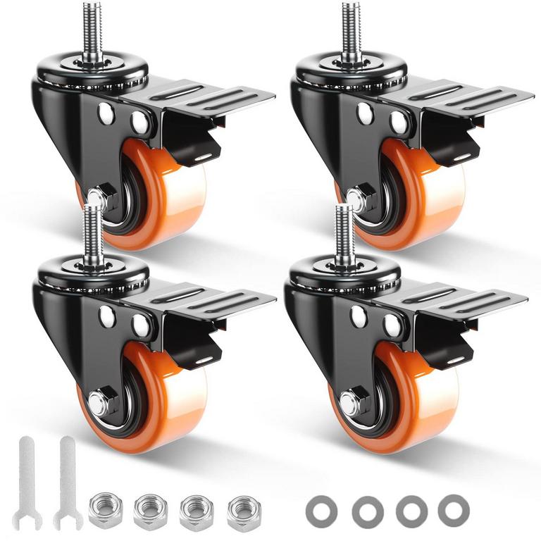 2IN HEAVY DUTY CASTERS 4PK