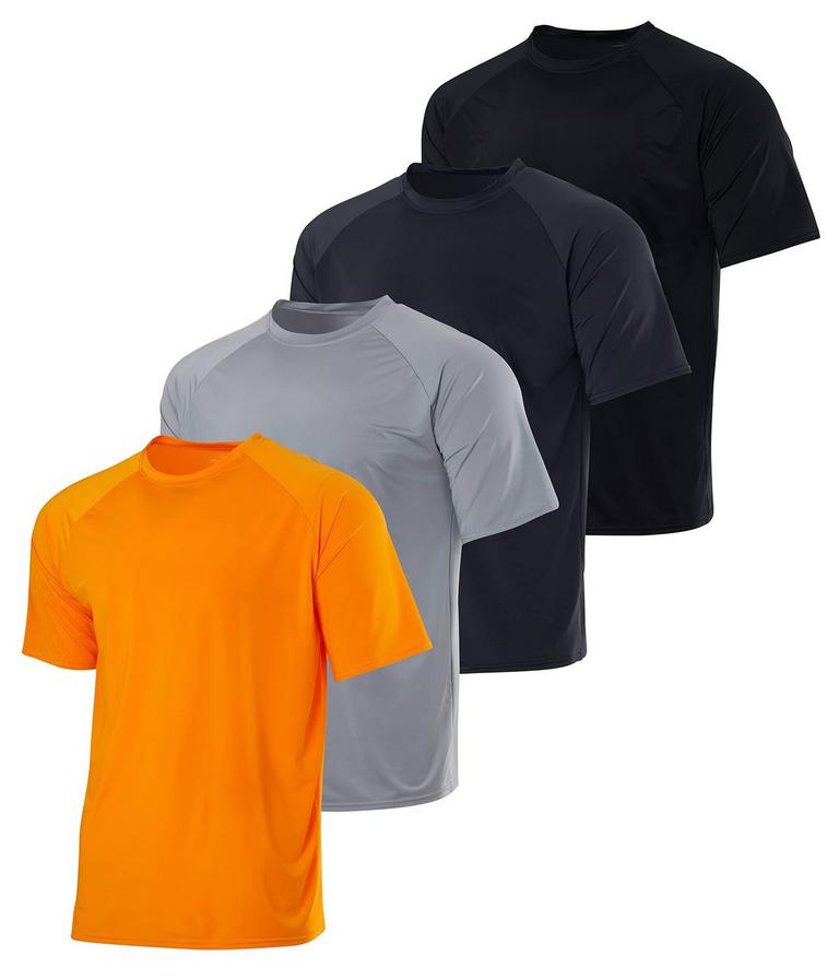 ESSENTIAL MENS RASH GUARD SZ 4XT 4PK
