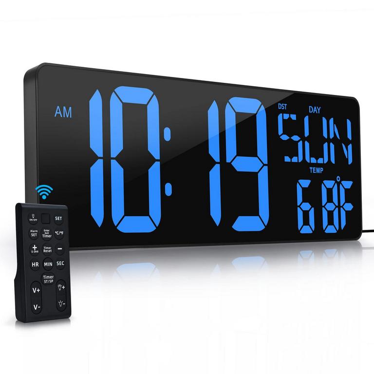 17.2IN DIGITAL WALL CLOCK
