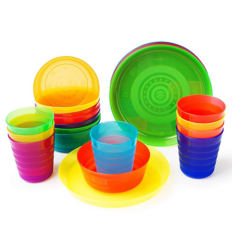 KIDS PLASTIC DINNERWARE SET