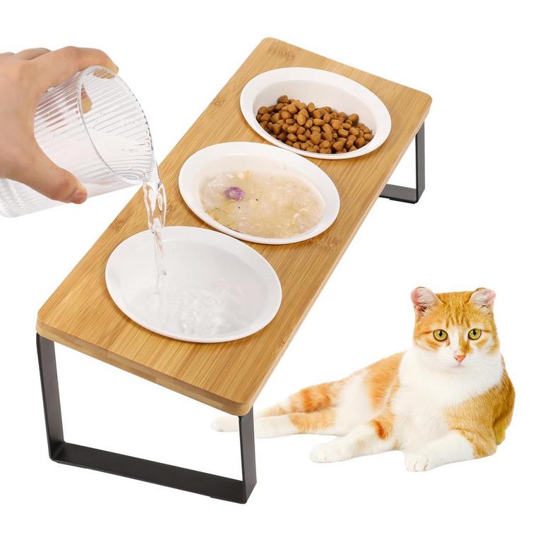 FRIUSATE CAT BOWL SET