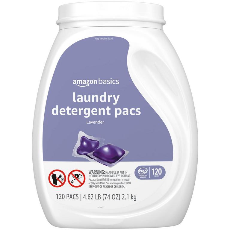 120 LAUNDRY DETERGENT PACS