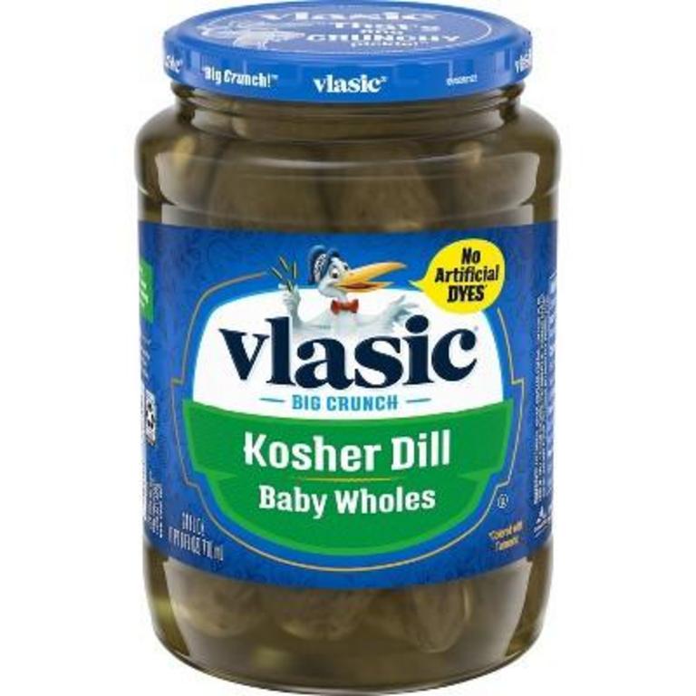 VLASIC KOSHER DILL BABY WHOLE PICKLES