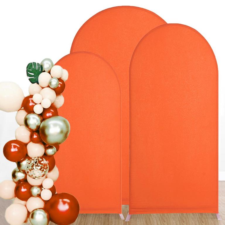 ORANGE ARCH BACKDROP COVER