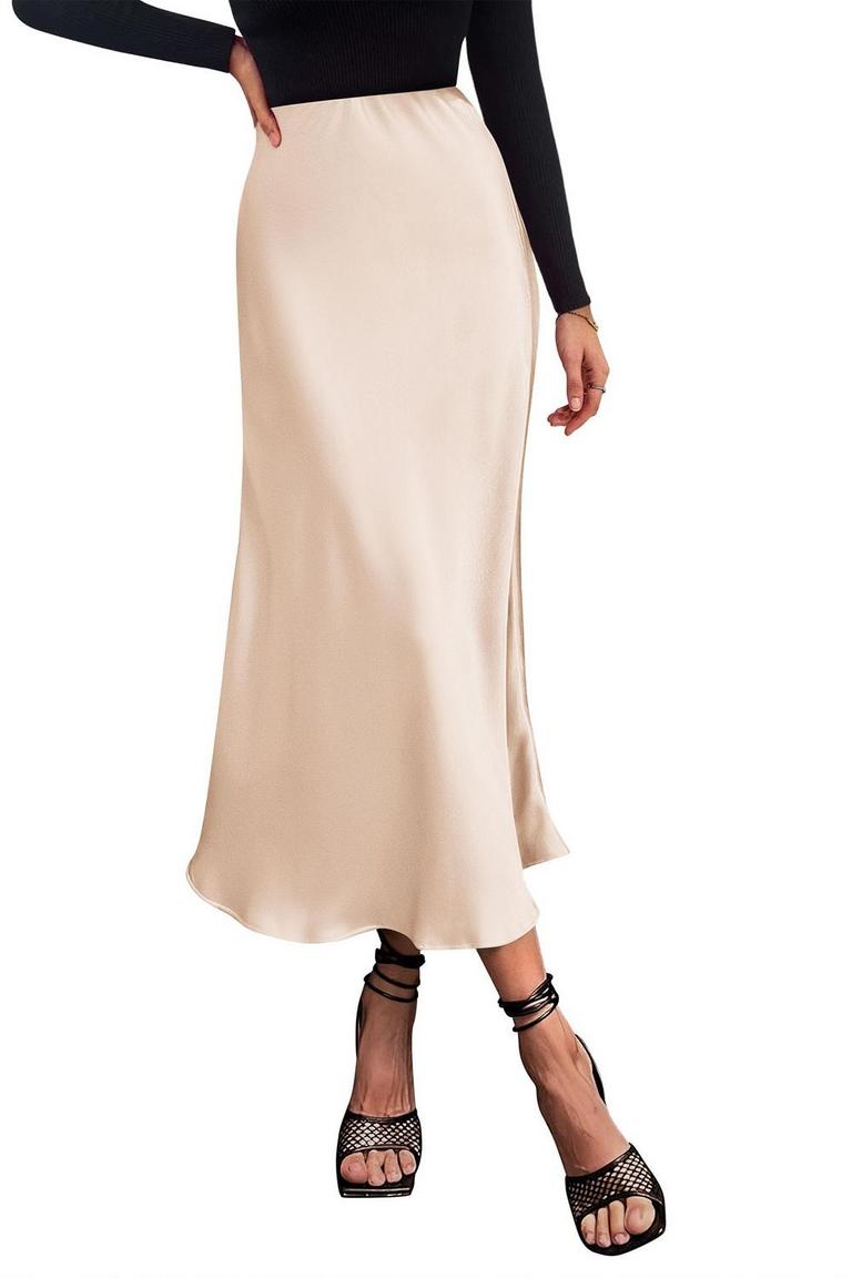 M PRETTYGARDEN SATIN SKIRT