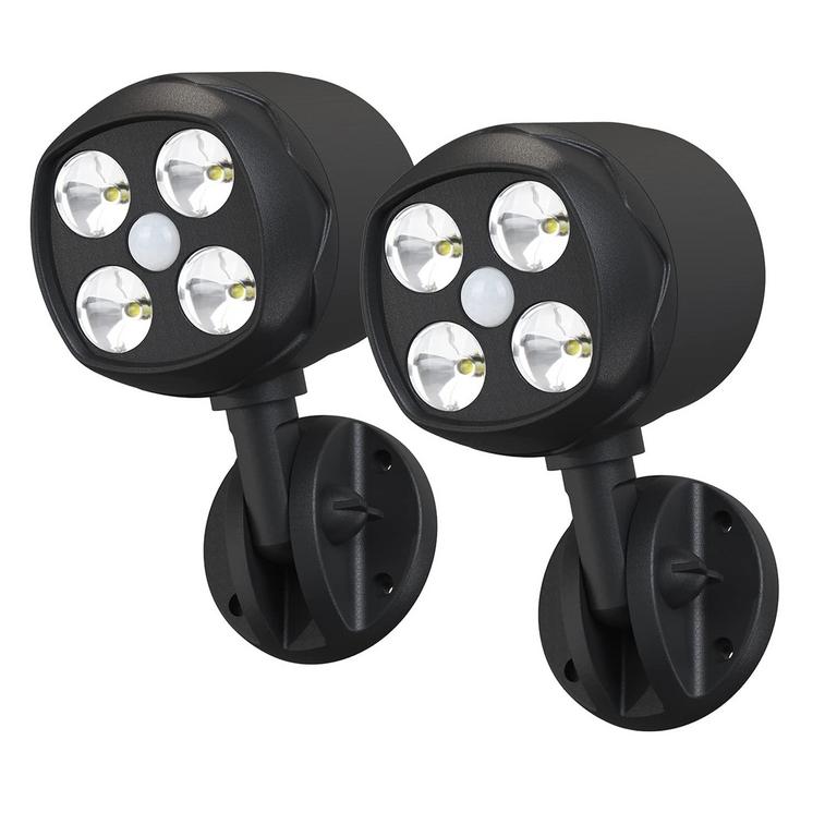OUTDOOR MOTION SENSOR LIGHTS 2PK