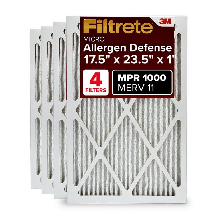 FILTRETE 17.5X23.5X1IN AC FILTERS 4PK