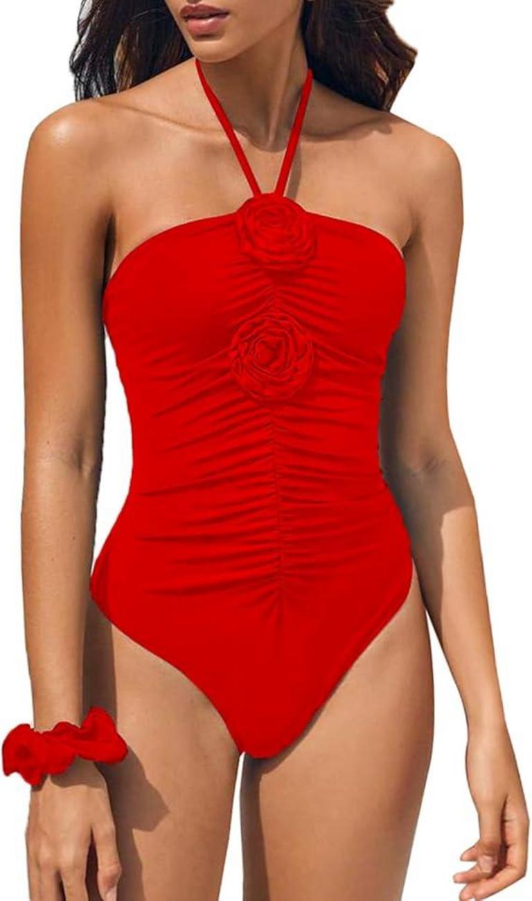 XL 3D FLOWER SWIMSUIT