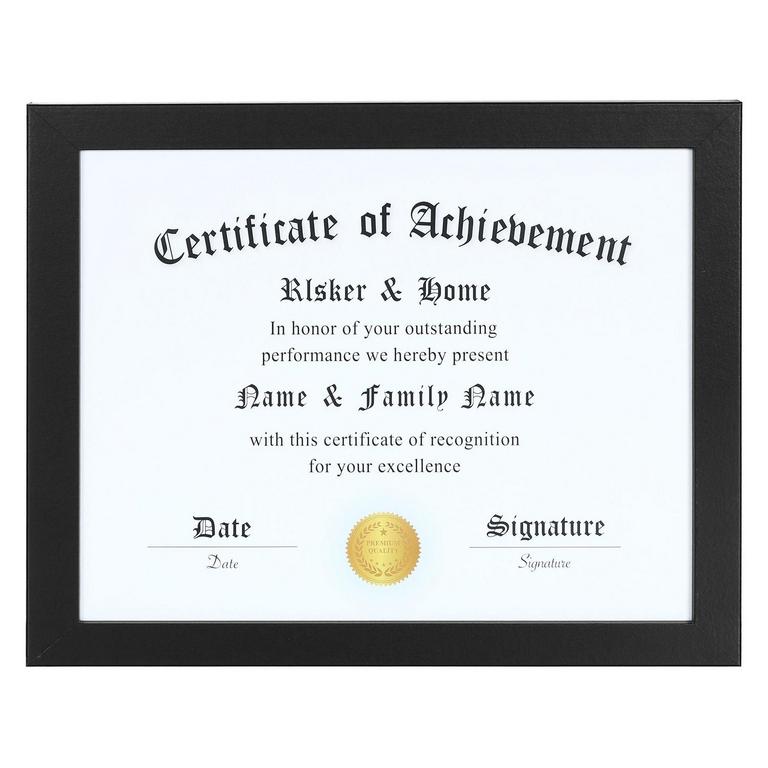 8.5X11IN CERTIFICATE FRAME